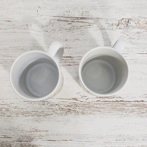 Pair of Disney Oversized Coffee Mugs Mickey & Goofy in the Workplace / Office - Picture 5 of 5